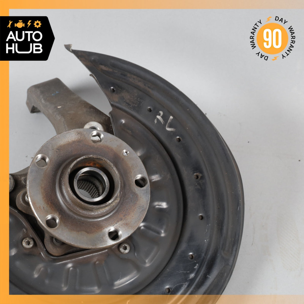 03-13 Bentley Continental GT Rear Left Driver Side Spindle Knuckle Hub OEM 61k - photo 4
