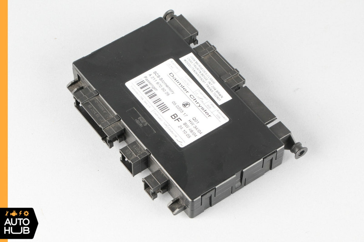 03-11 Mercedes W211 CLS500 E500 Under Seat Control Module Front Right Side OEM - photo 9
