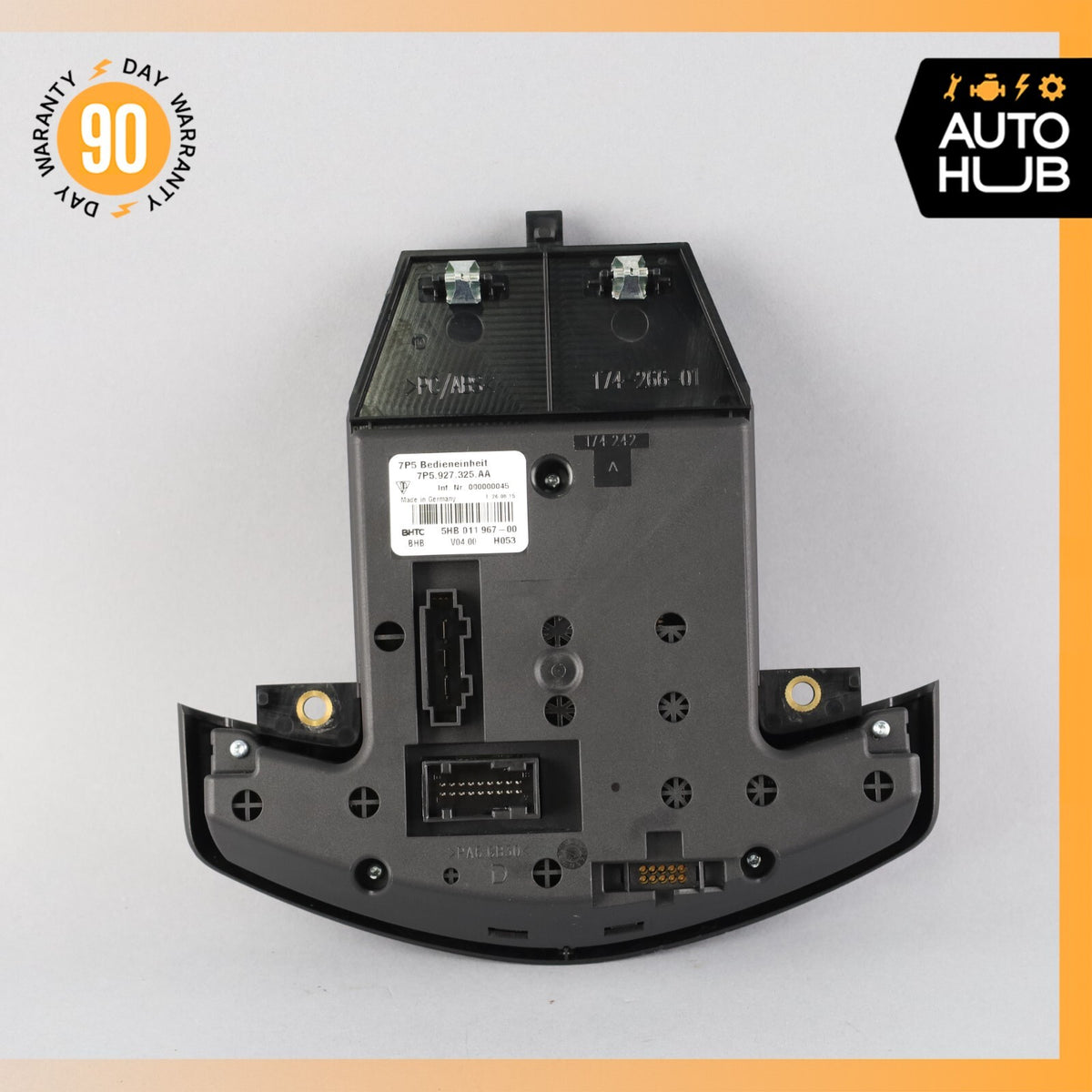 15-18 Porsche Cayenne 958 E-Hybrid Rear Seat Heat Lock Switch Control Panel OEM - photo 6