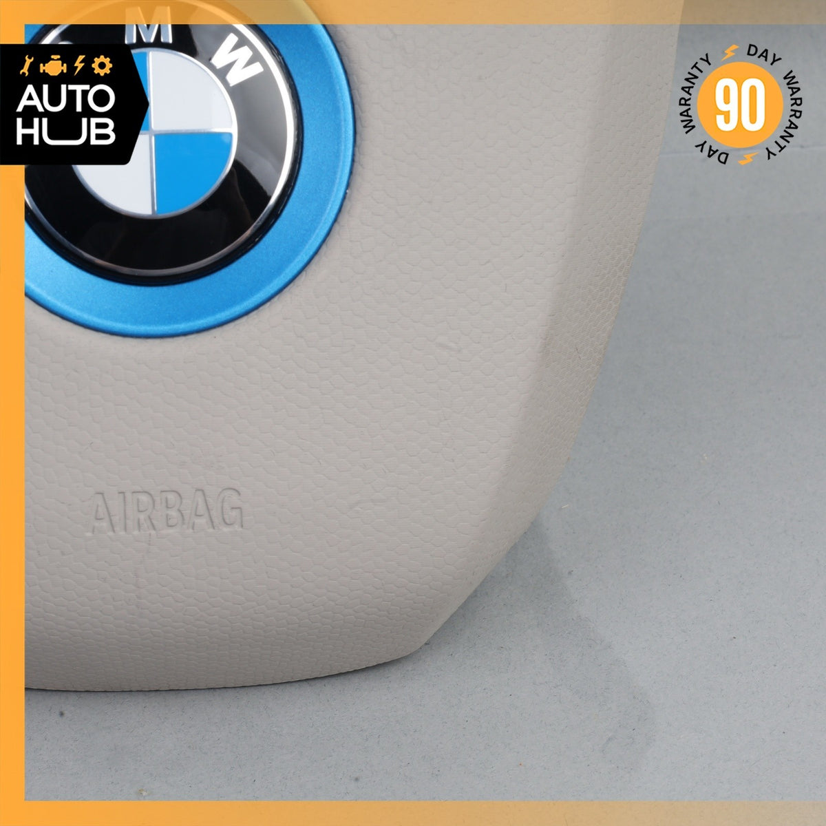 BMW i3 I01 Hybrid Steering Wheel Airbag Air Bag 33687036601 OEM 58k - photo 6