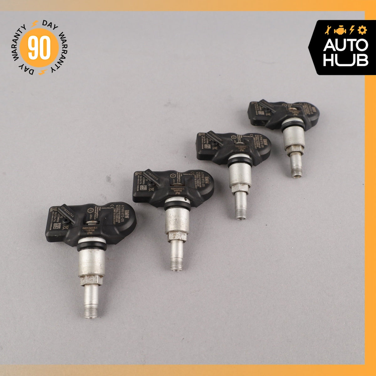 10-15 BMW E84 X1 TPMS Tire Pressure Sensor Sensors Set 433.92 MHZ OEM - photo 2