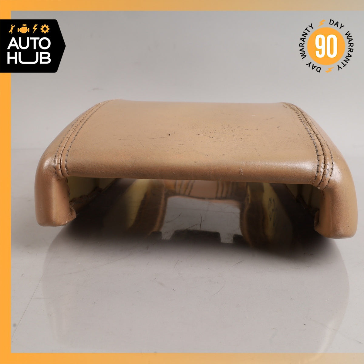 99-02 Bentley Arnage Center Console Arm Rest Armrest Cover Brown OEM 50k - photo 8