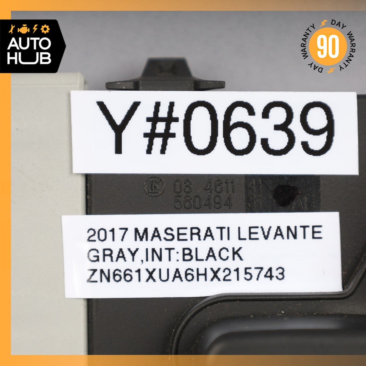 14-20 Maserati Levante Ghibli Front Left Seat Control Switch Module OEM 44k - photo 8