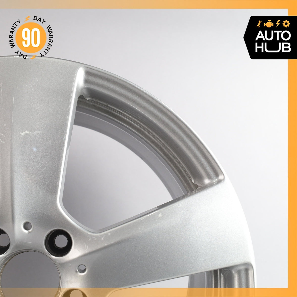 Mercedes W212 E350 E400 9 x 18 18'' Rear Wheel Rim Silver 2124011402 OEM - photo 4
