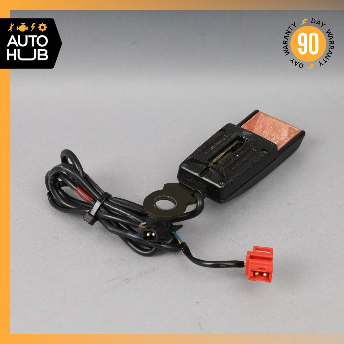 90-02 Mercedes R129 500SL SL320 Right Side Seat Belt Seatbelt Buckle Black OEM - photo 10