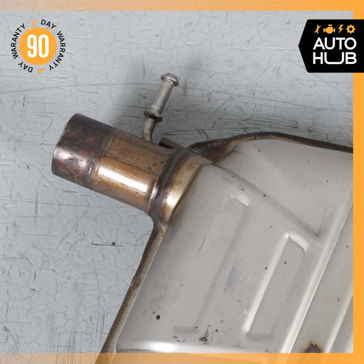11-14 Porsche Cayenne 958 Hybrid S 3.0L V6 Center Exhaust Muffler OEM - photo 10