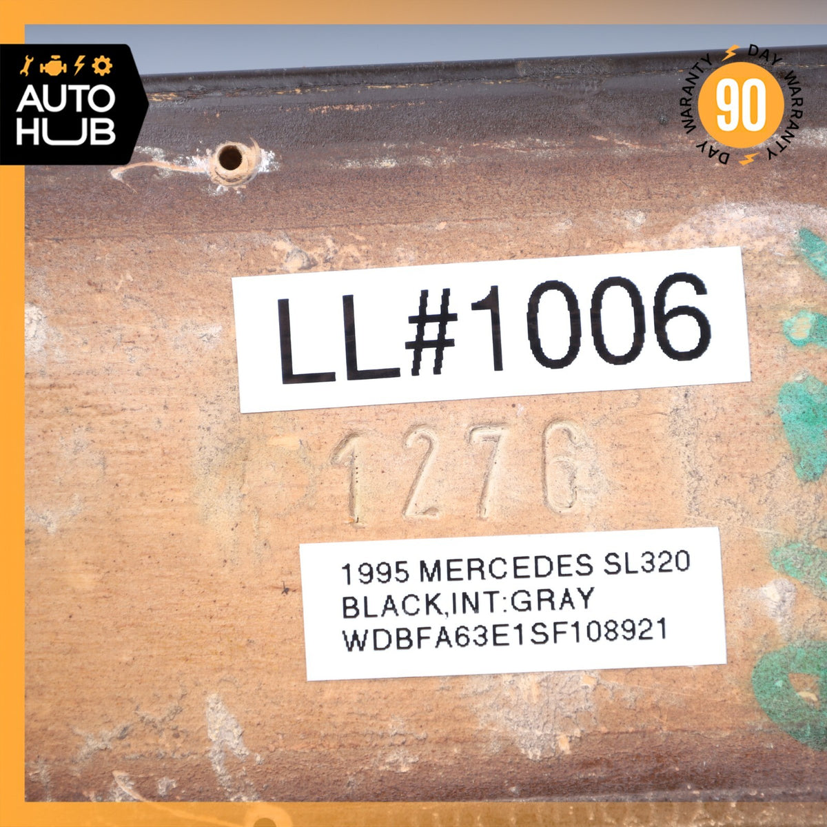 90-02 Mercedes R129 SL320 Ashtray Front Console Storage Trim Wood Cover OEM - photo 12
