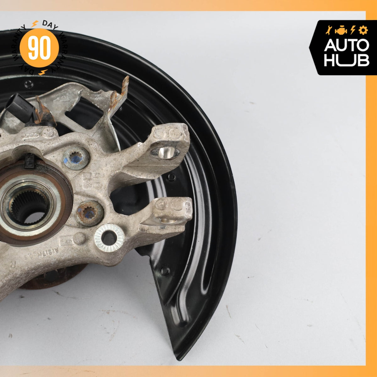03-13 Bentley Continental Flying Spur Rear Right Side Spindle Knuckle Hub OEM - photo 7