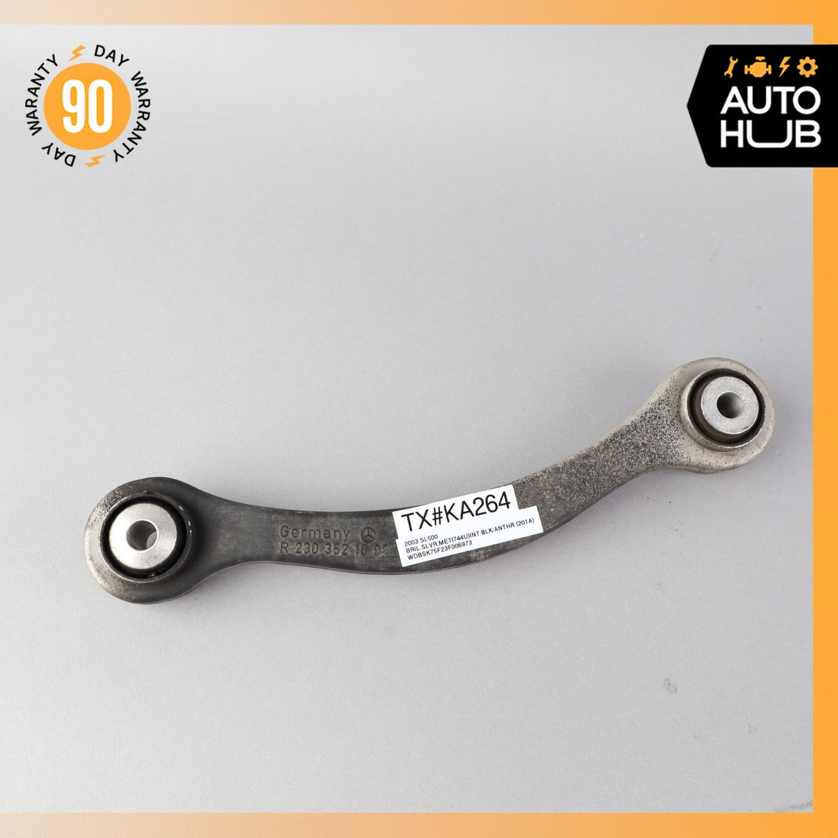 03-12 Mercedes R230 SL500 E500 CLS500 Rear Left Upper Control Arm 2303521805 OEM - photo 1