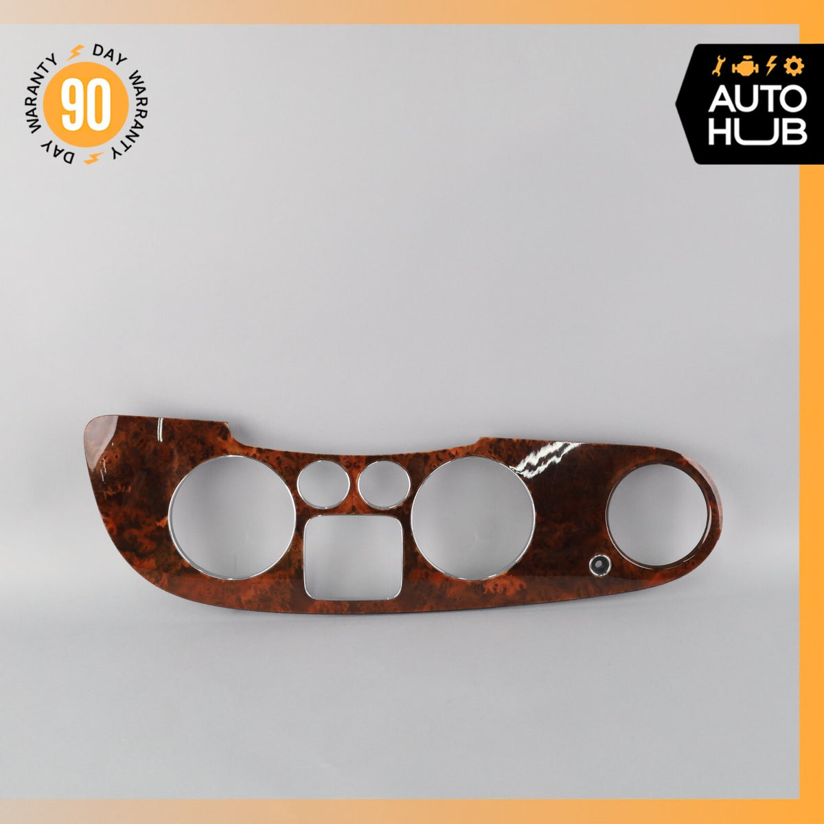 03-13 Bentley Continental GTC GT Dash Panel Speedometer Bezel Trim Wood OEM - photo 1