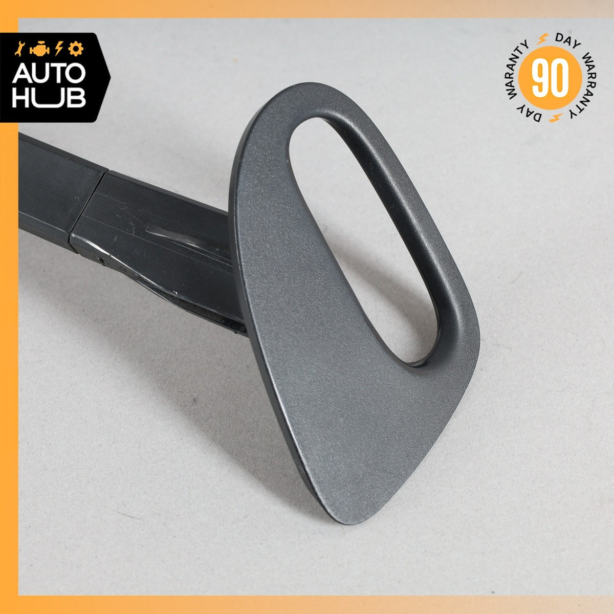 Mercedes W238 E400 Left Driver Side Seat Belt Adjuster Feeder Black OEM - photo 3
