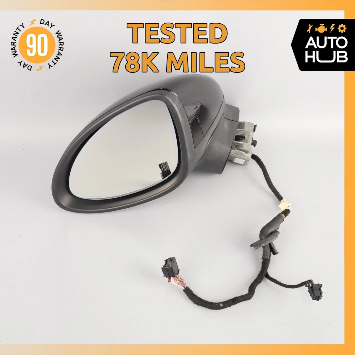 11-14 Porsche Cayenne 958 Left Driver Side Rear View Door Mirror w/ Blind Spot - photo 1