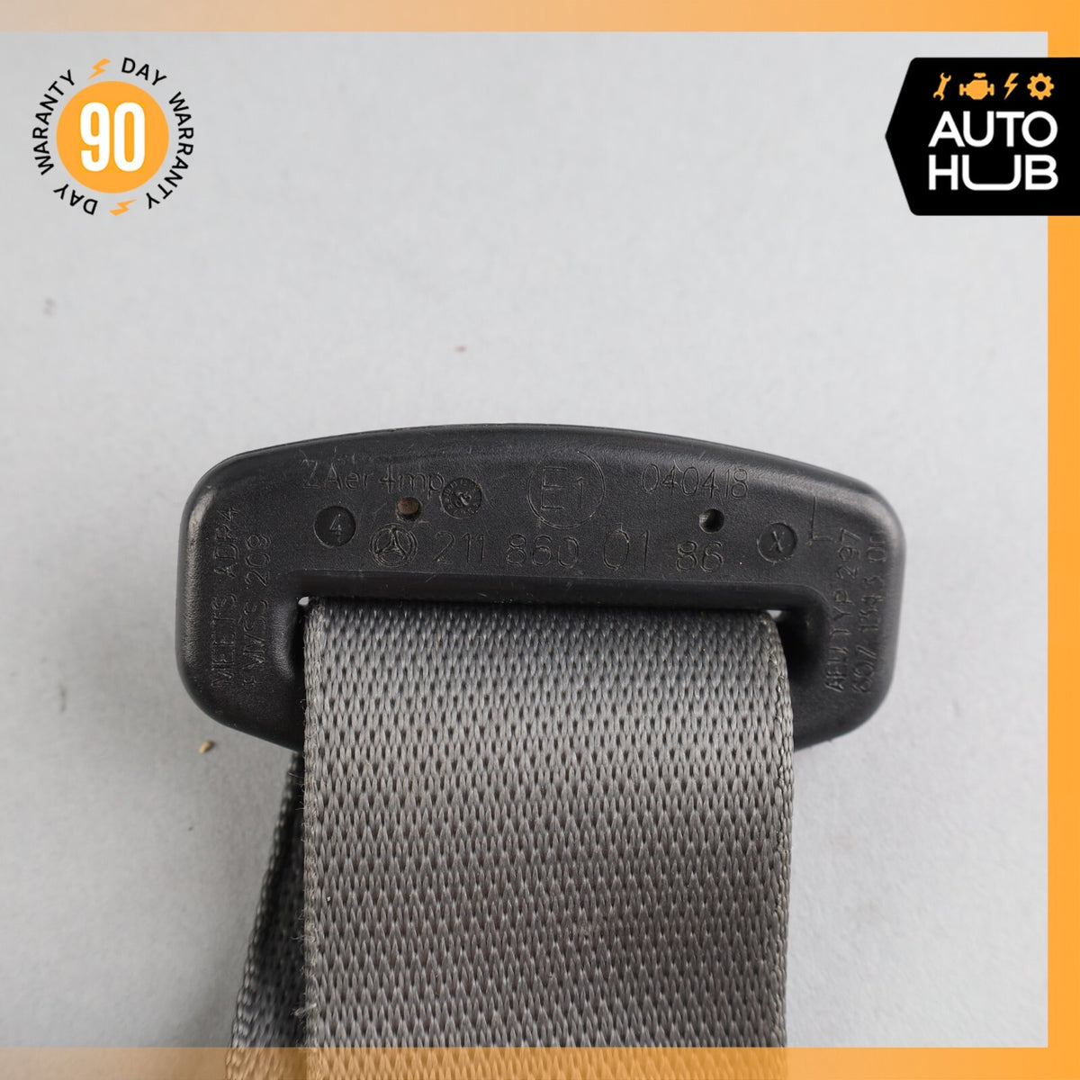 06-09 Mercedes W219 CLS500 E63 AMG Front Left Driver Side Seat Belt Gray OEM - photo 22
