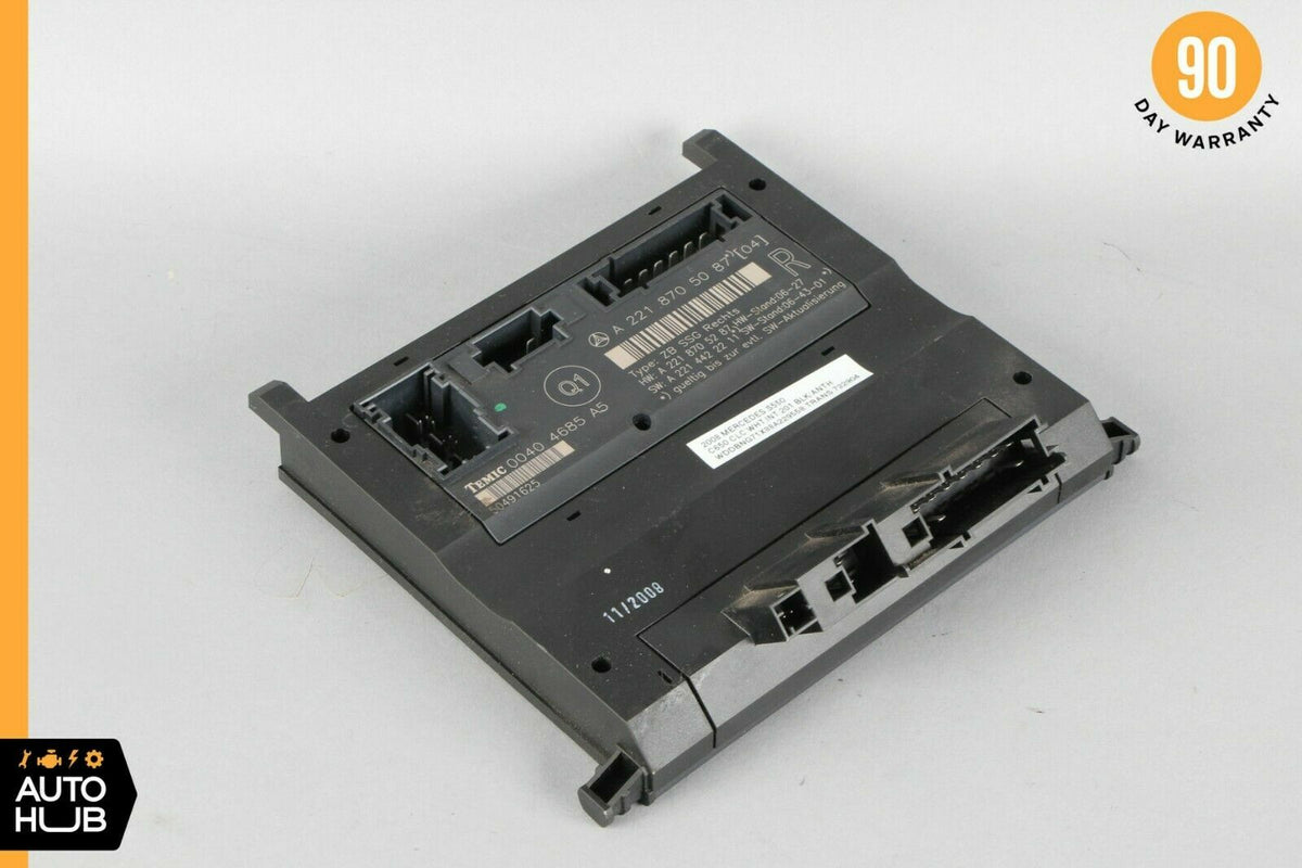 07-13 Mercedes W221 S550 S400 S350 Front Right Side Under Seat Control Unit OEM - photo 2