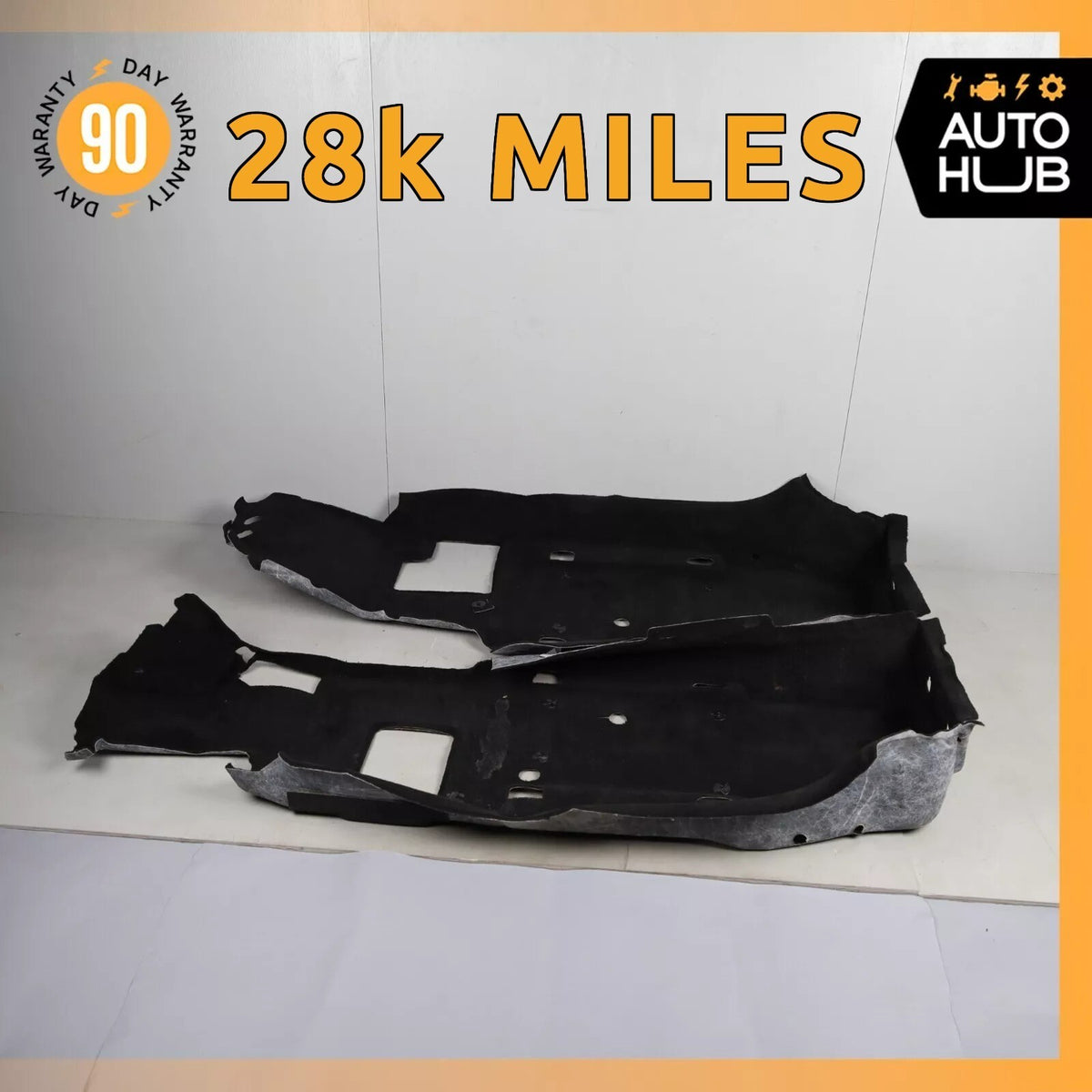 11-19 Maserati GranTurismo S M145 Interior Floor Carpet Black 81573300 OEM 28k - photo 1