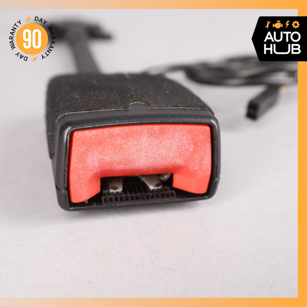 11-18 Porsche Cayenne 958 Front Left Driver Side Seat Belt Buckle Black OEM - photo 10