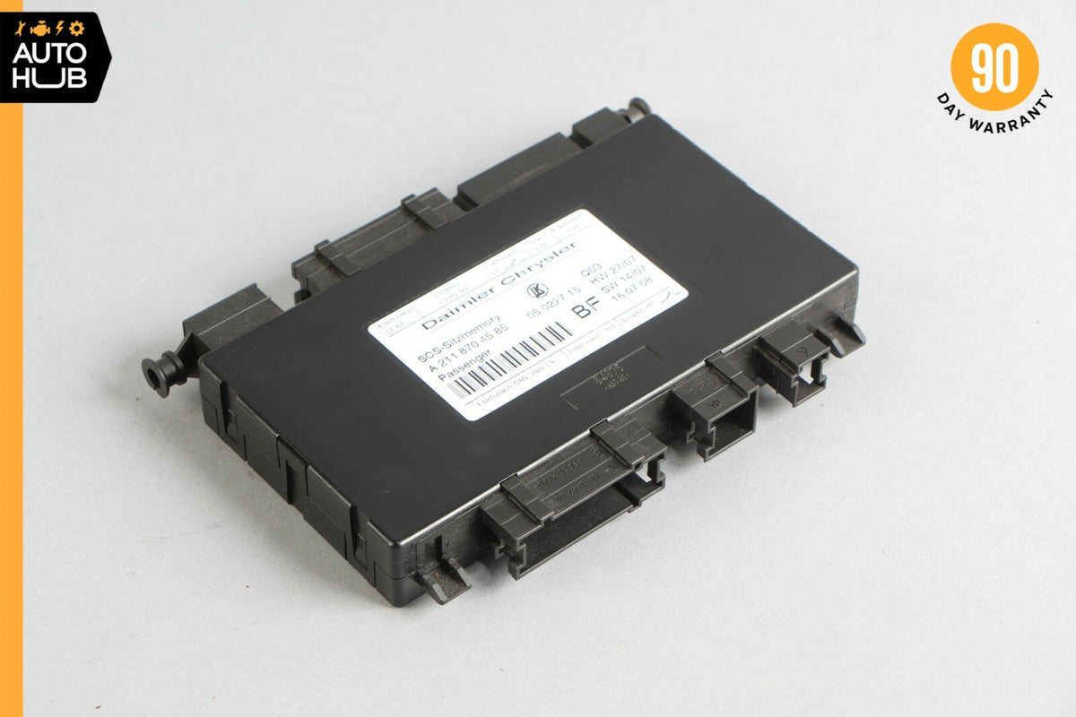 03-12 Mercedes W211 E63 CLS550 Front Right Seat Control Module 2118704585 OEM - photo 4