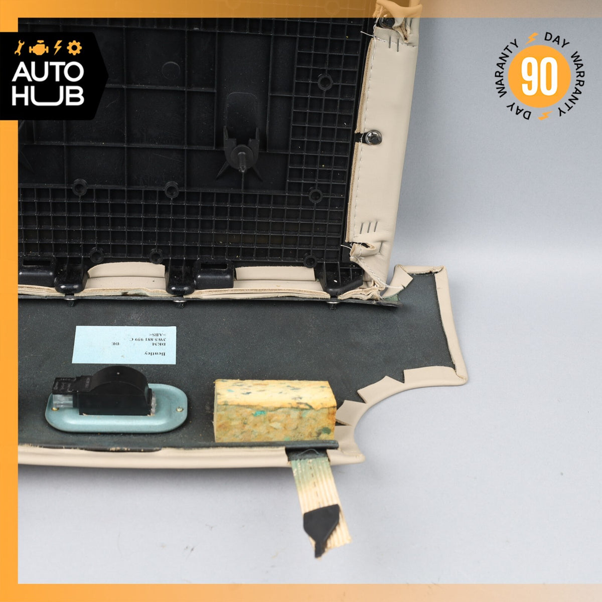 06-13 Bentley Continental Flying Spur Front Left Side Seat Back Panel OEM - photo 10