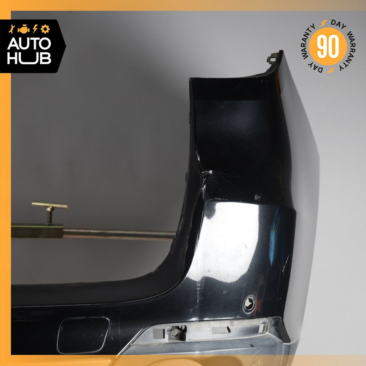 14-18 BMW F15 X5 Rear Bumper Cover Panel Assembly Black OEM - photo 2