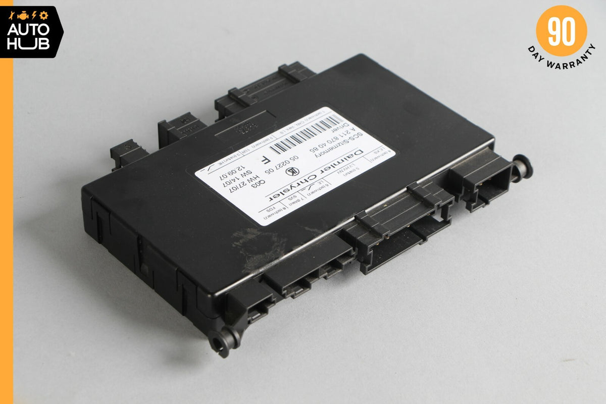 03-12 Mercedes W211 E550 GL550 Seat Control Module Front Left 2118704085 OEM - photo 3