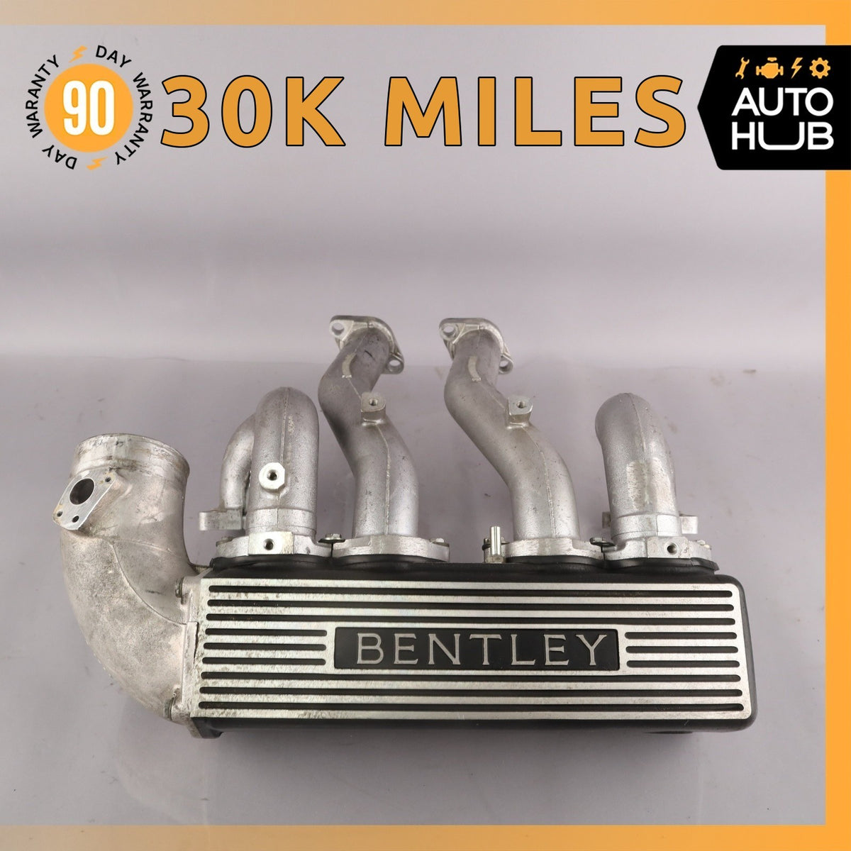 00-02 Bentley Arnage Engine Air Intake Plenum Chamber A Bank OEM 30k - photo 1