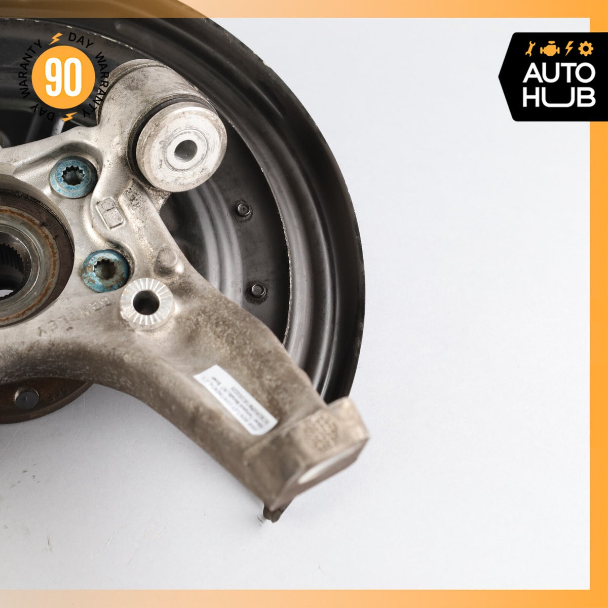07-12 Bentley Continental GTC Rear Left Side Spindle Knuckle Hub OEM 46k - photo 11