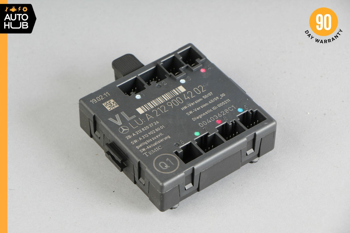 08-18 Mercedes W212 E350 SLK350 E400 Front Left Side Door Control Module OEM 30k - photo 1