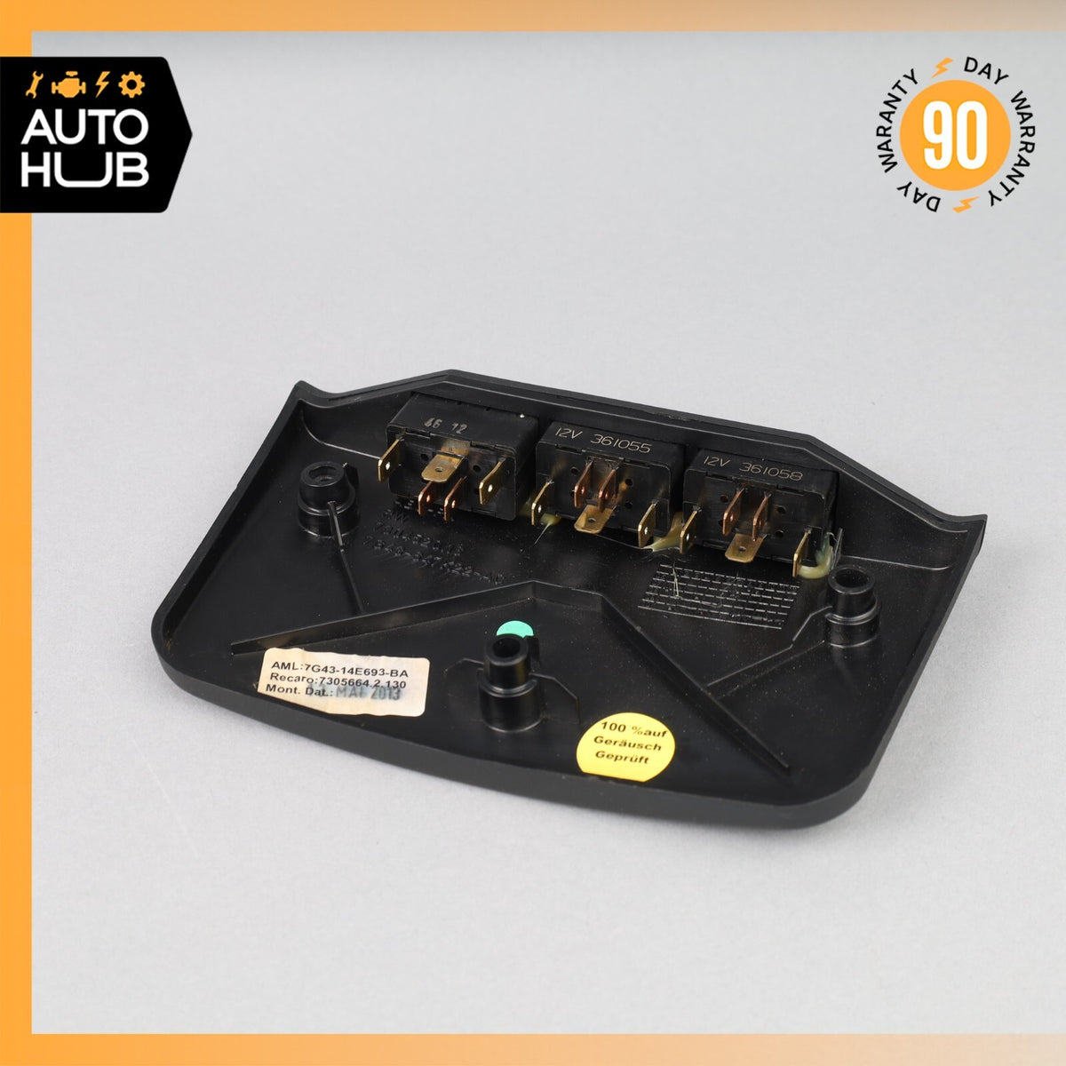 Aston Martin DB9 DBS V12 Vantage Right Seat Lumbar Regulator Switch w/ Cover OEM - photo 7