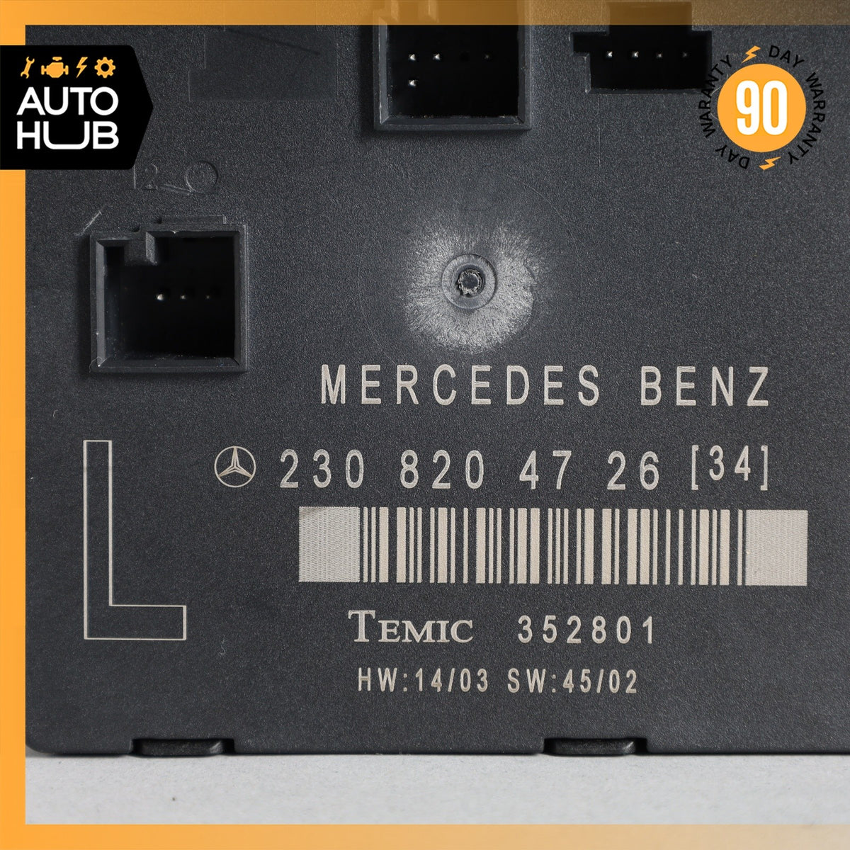 03-12 Mercedes R230 SL500 SL550 Door Control Module Left Driver Side OEM - photo 5
