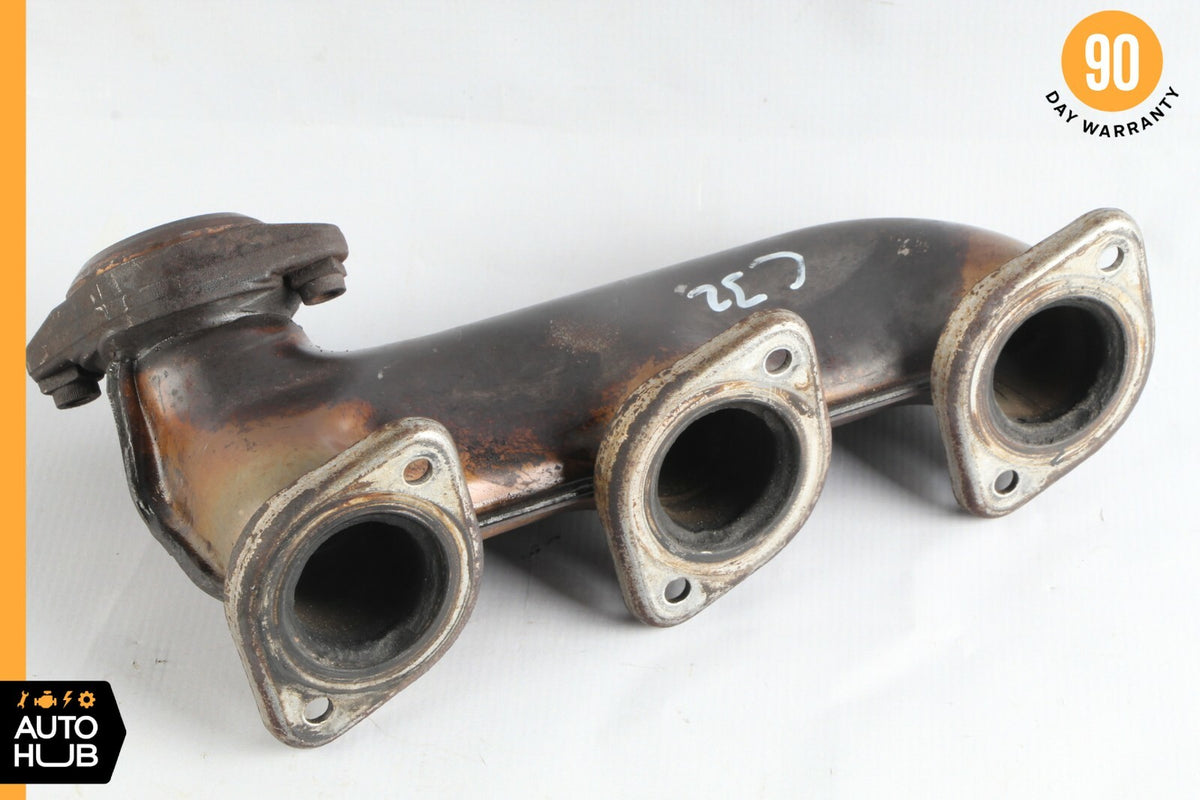 02-04 Mercedes W203 C32 AMG M112K Exhaust Manifold Headers Right Side OEM - photo 1