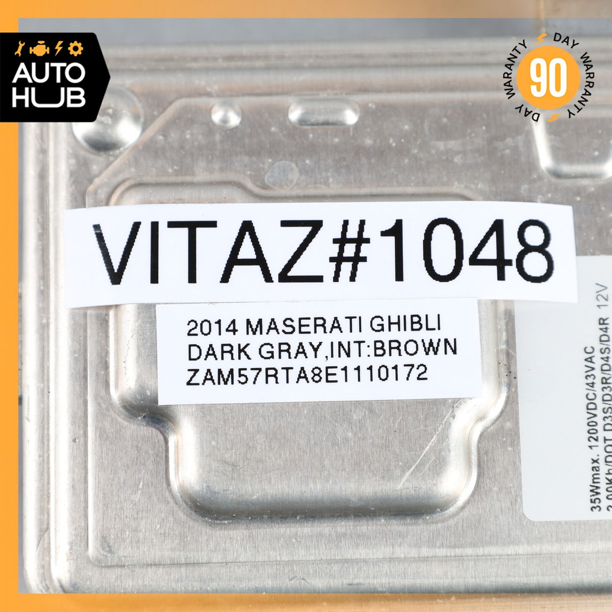 14-17 Maserati Ghibli M157 Xenon Headlight Head Light Lamp Ballast Module OEM - photo 7