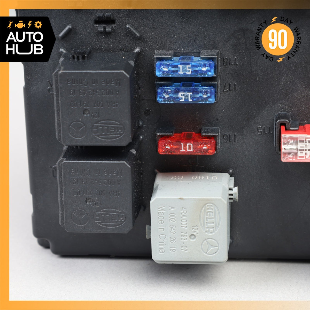 10-14 Mercedes W216 CL550 S550 Rear Trunk Fuse Box Relay Control Module OEM - photo 10