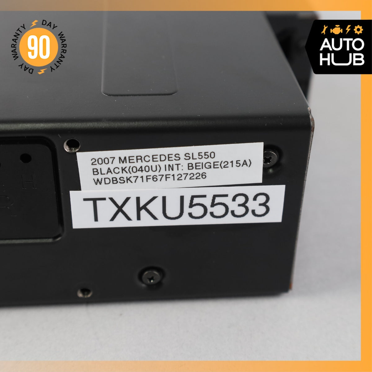 05-09 Mercedes R230 SL550 CLK550 CLK350 C240 C320 CD Changer 6 Disk Player OEM - photo 11