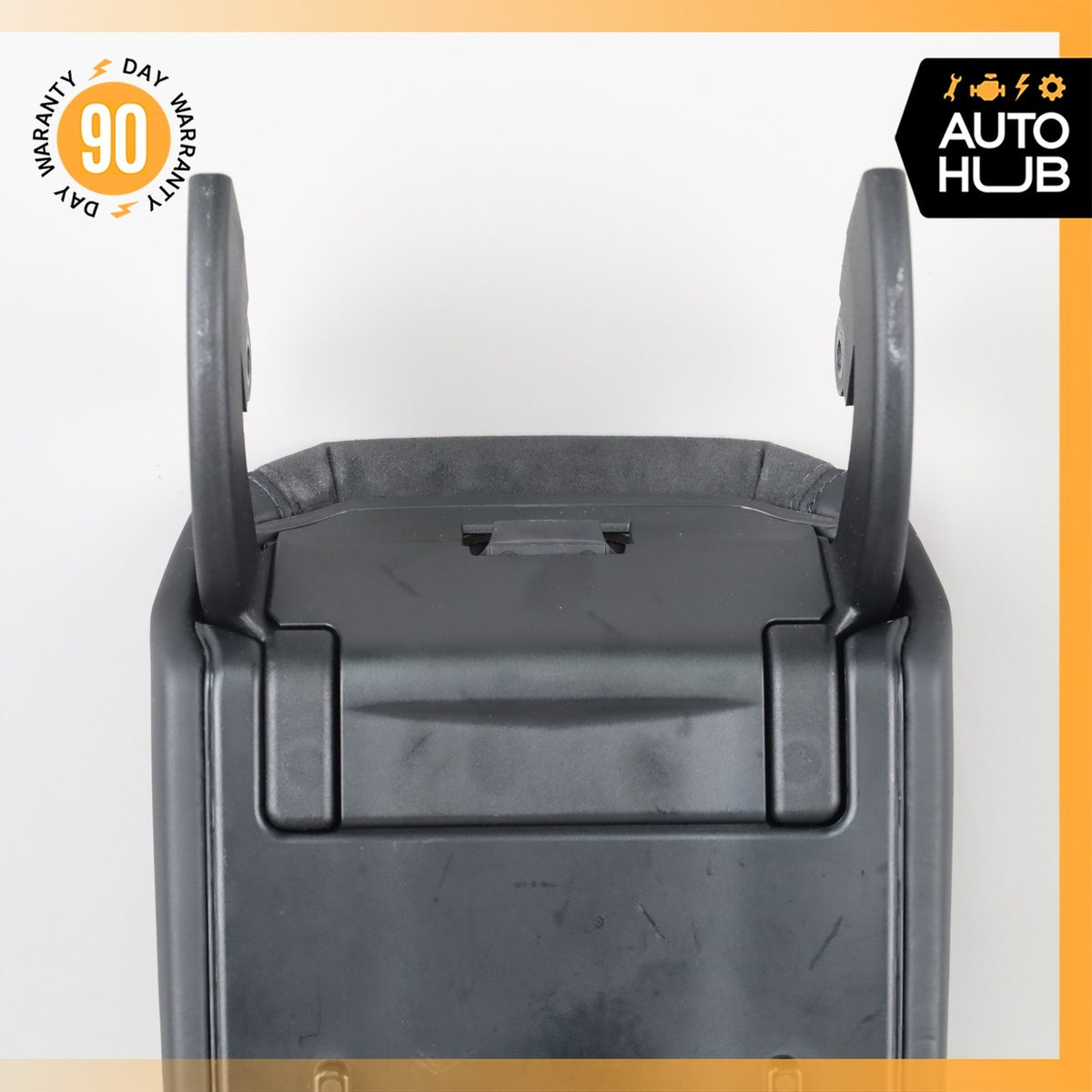 15-18 Porsche Macan 95B Front Center Console Armrest Arm Rest Suede Black OEM - photo 13