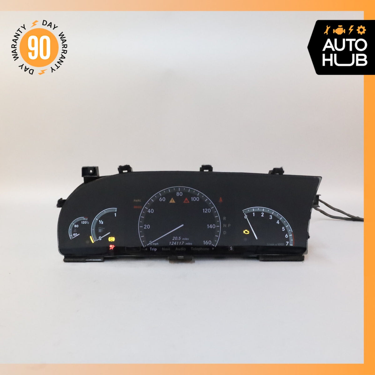 07-10 Mercedes W216 CL600 S600 Instrument Cluster Speedometer OEM 124k - photo 1