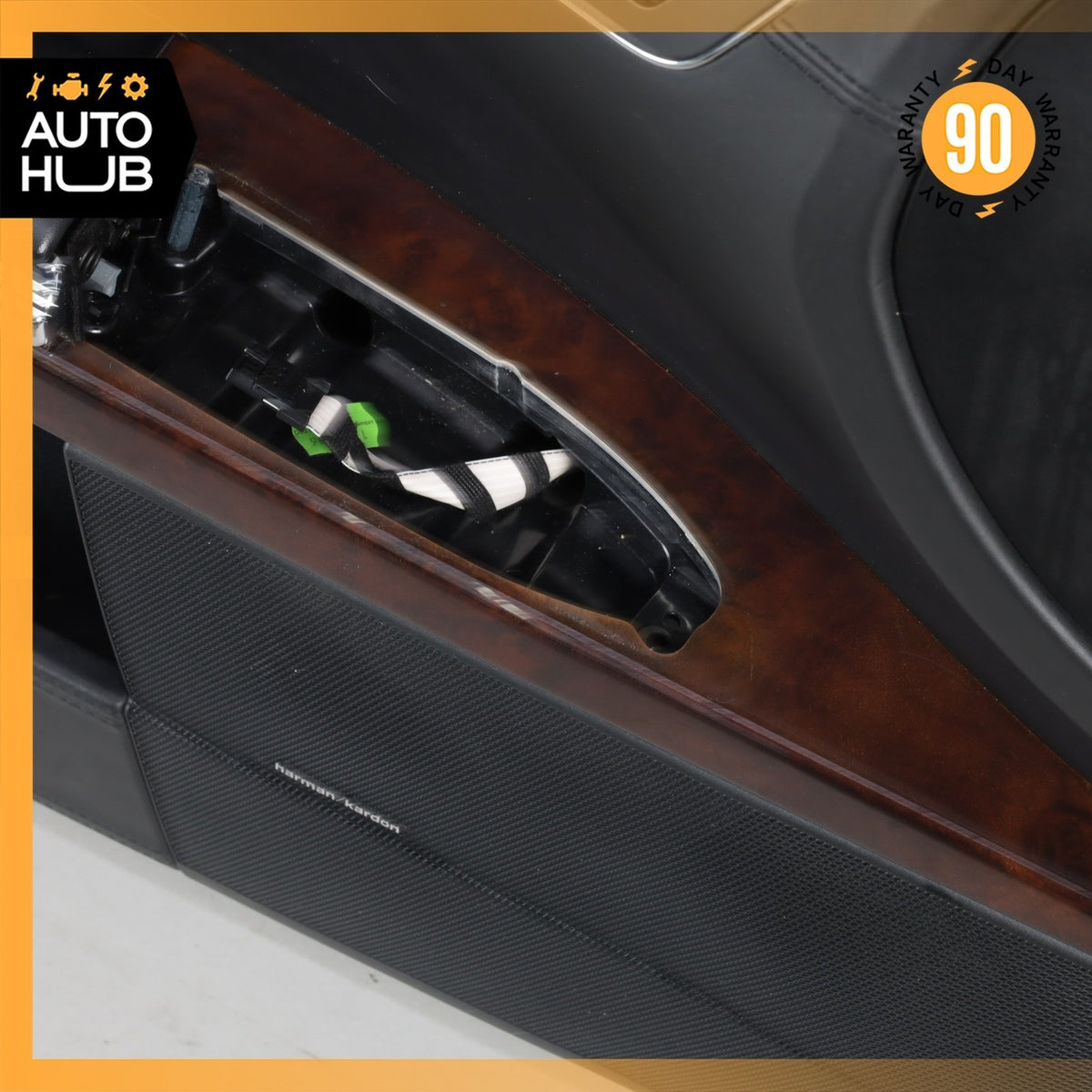 07-09 Mercedes W221 S600 Front Left Driver Side Door Panel Exclusive Black OEM - photo 8