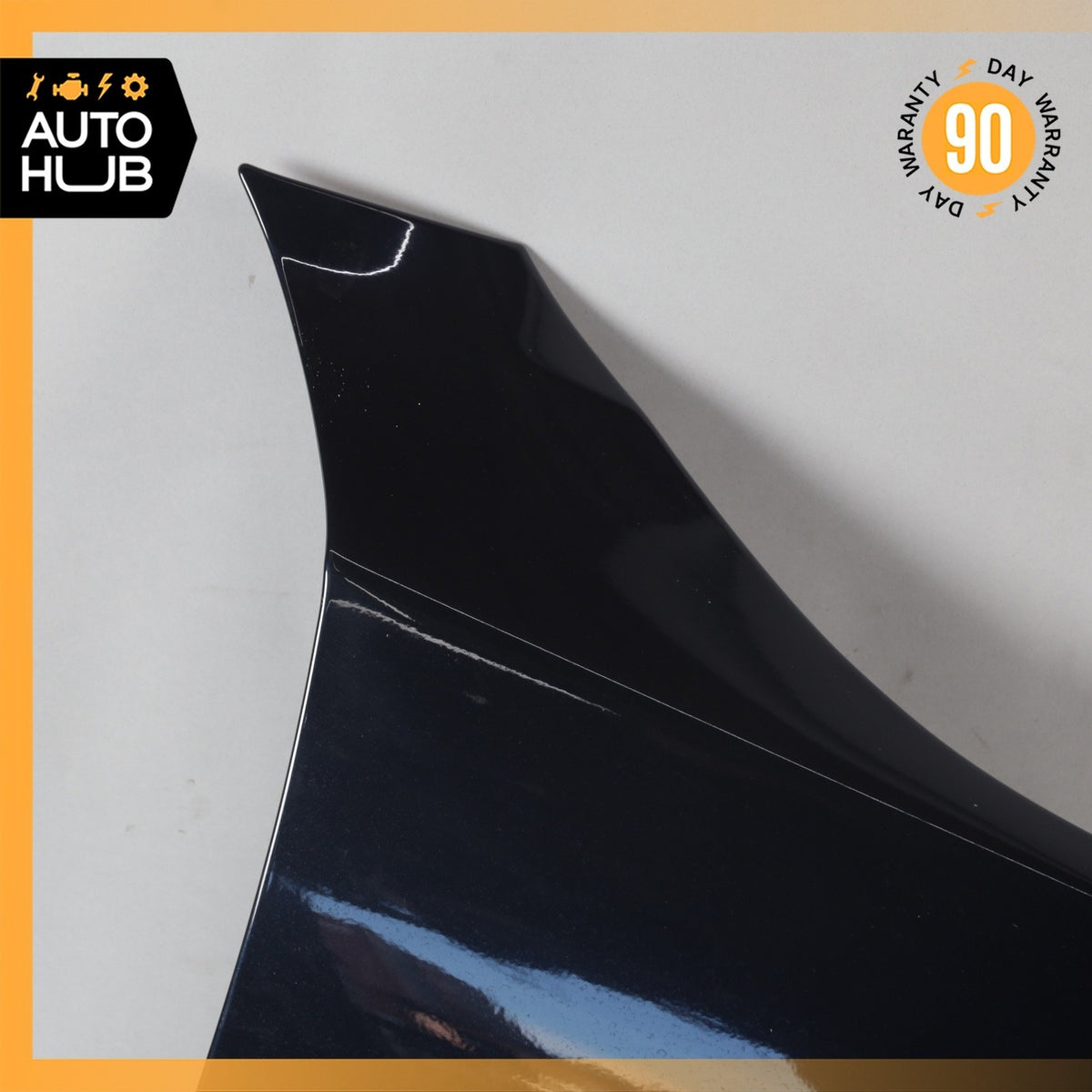 04-10 BMW E60 550i 528i Front Right Passenger Side Fender Panel Black OEM - photo 6