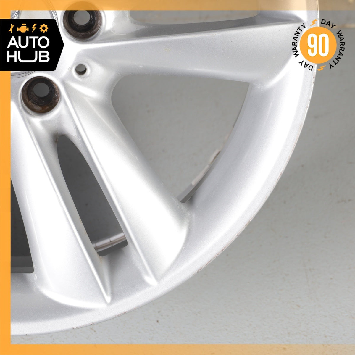 Mercedes W209 CLK350 SLK350 7.5 x 17 17" Front Wheel Rim Silver 2094014102 OEM - photo 5