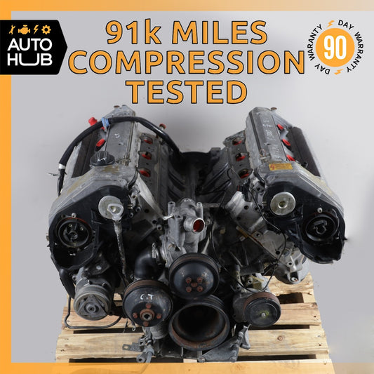 93-95 Mercedes W140 S500 500SEL M119 5.0L Engine Motor Assembly 119.970 OEM 91k - photo 1