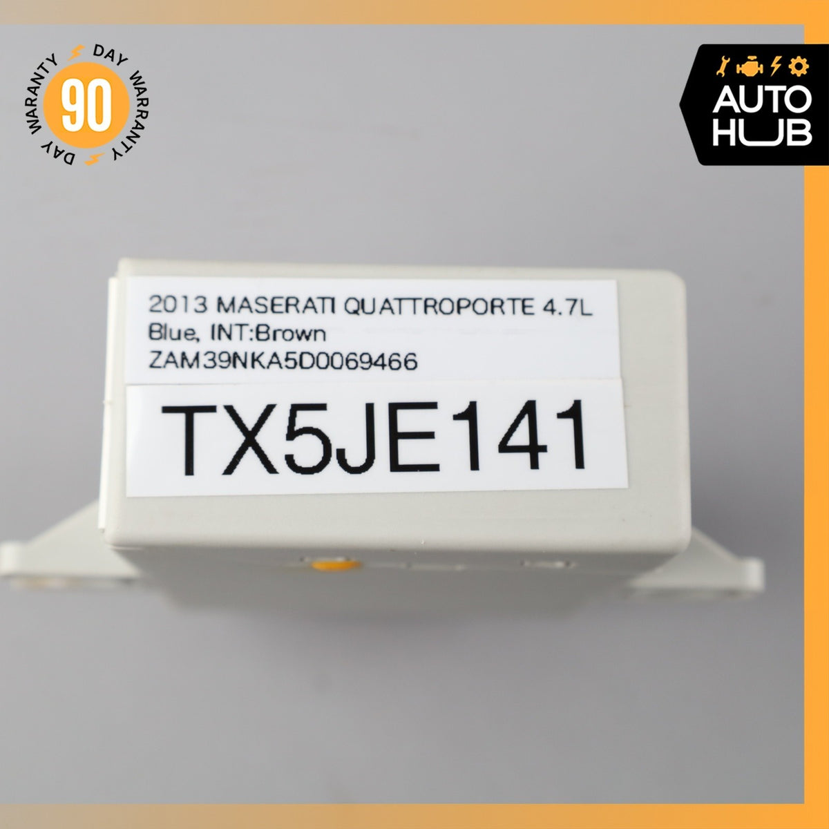 08-16 Maserati Quattroporte M139 Tire Pressure Monitor Module 263953 OEM 51k - photo 10