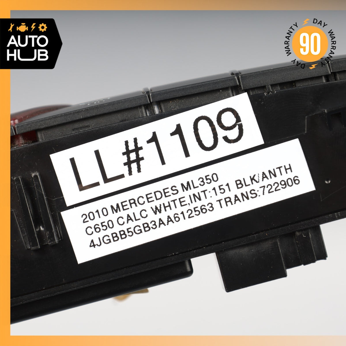 08-11 Mercedes W164 ML350 Center Console Control Switch Panel OEM - photo 12