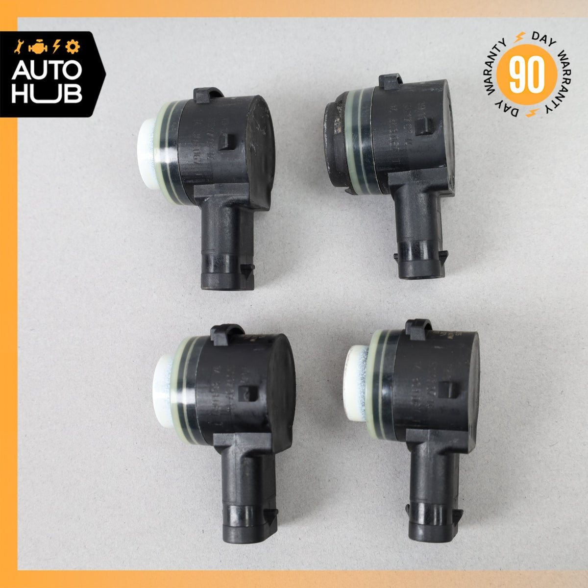 15-18 Porsche Macan Cayenne Front Bumper Parking Assist Sensor PDC Set OEM 88k - photo 5