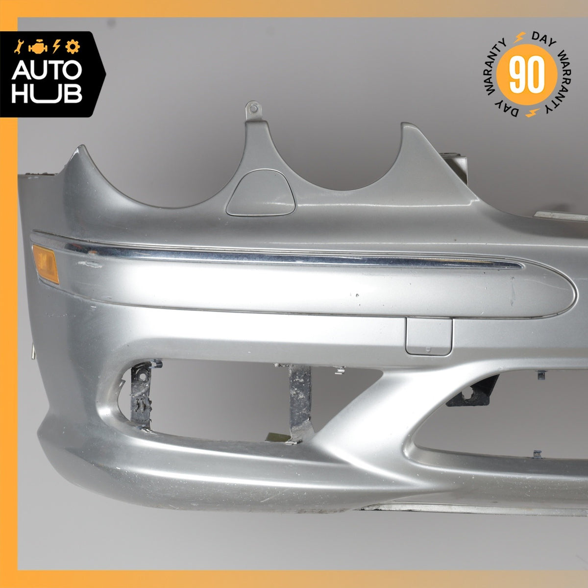 03-06 Mercedes W215 CL500 CL55 AMG Sport Front Bumper Cover Assembly Silver OEM - photo 3