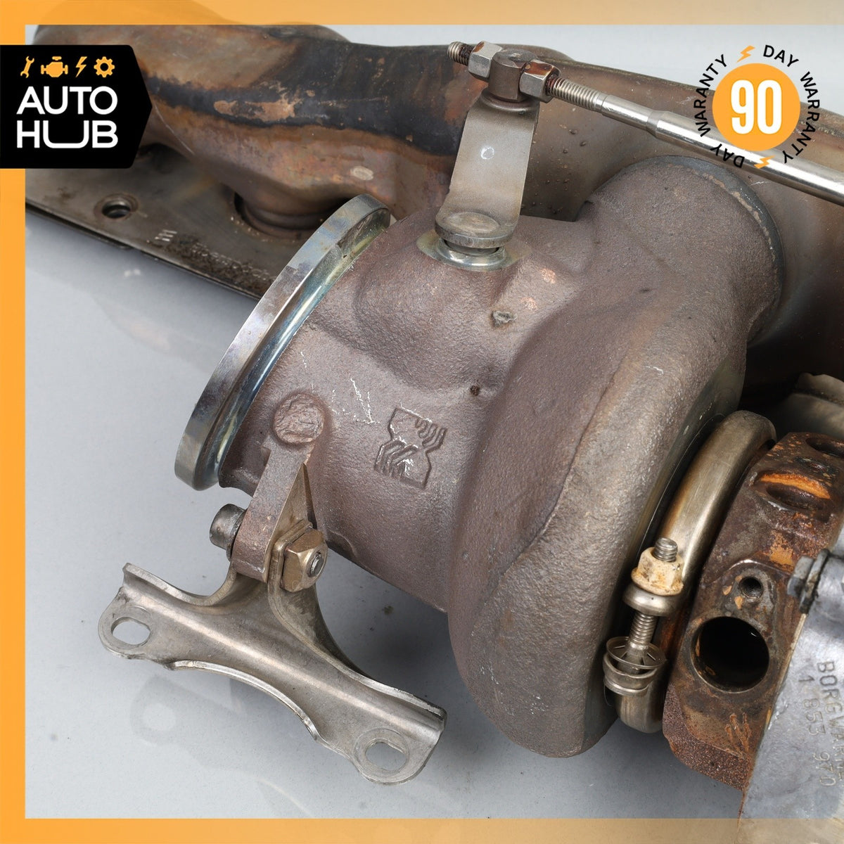 11-15 BMW F01 740i 535i 640i N55 3.0L Turbo Turbocharger 7583908 OEM - photo 7
