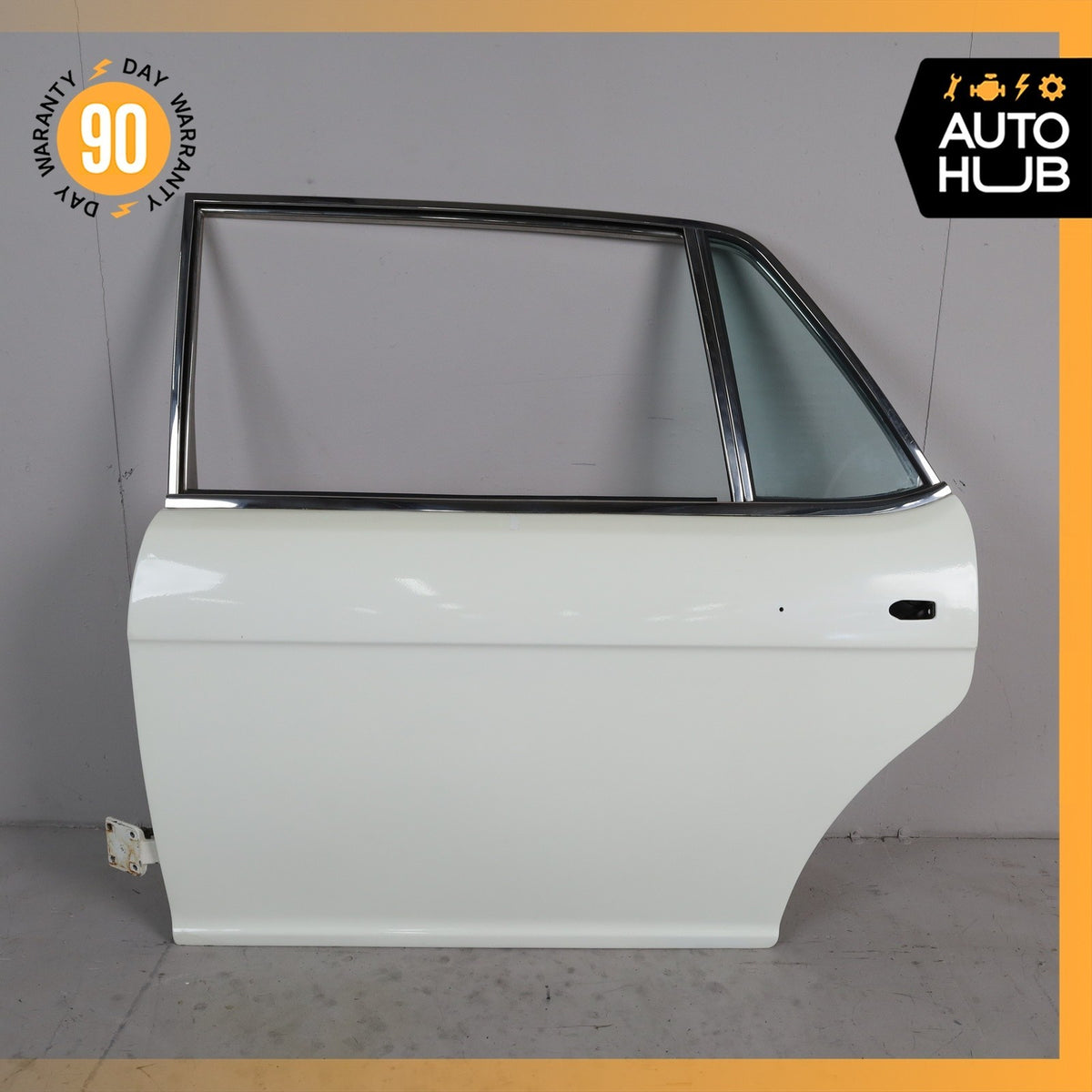 81-91 Rolls Royce Silver Spur Rear Left Side Door Shell White OEM 40k - photo 2