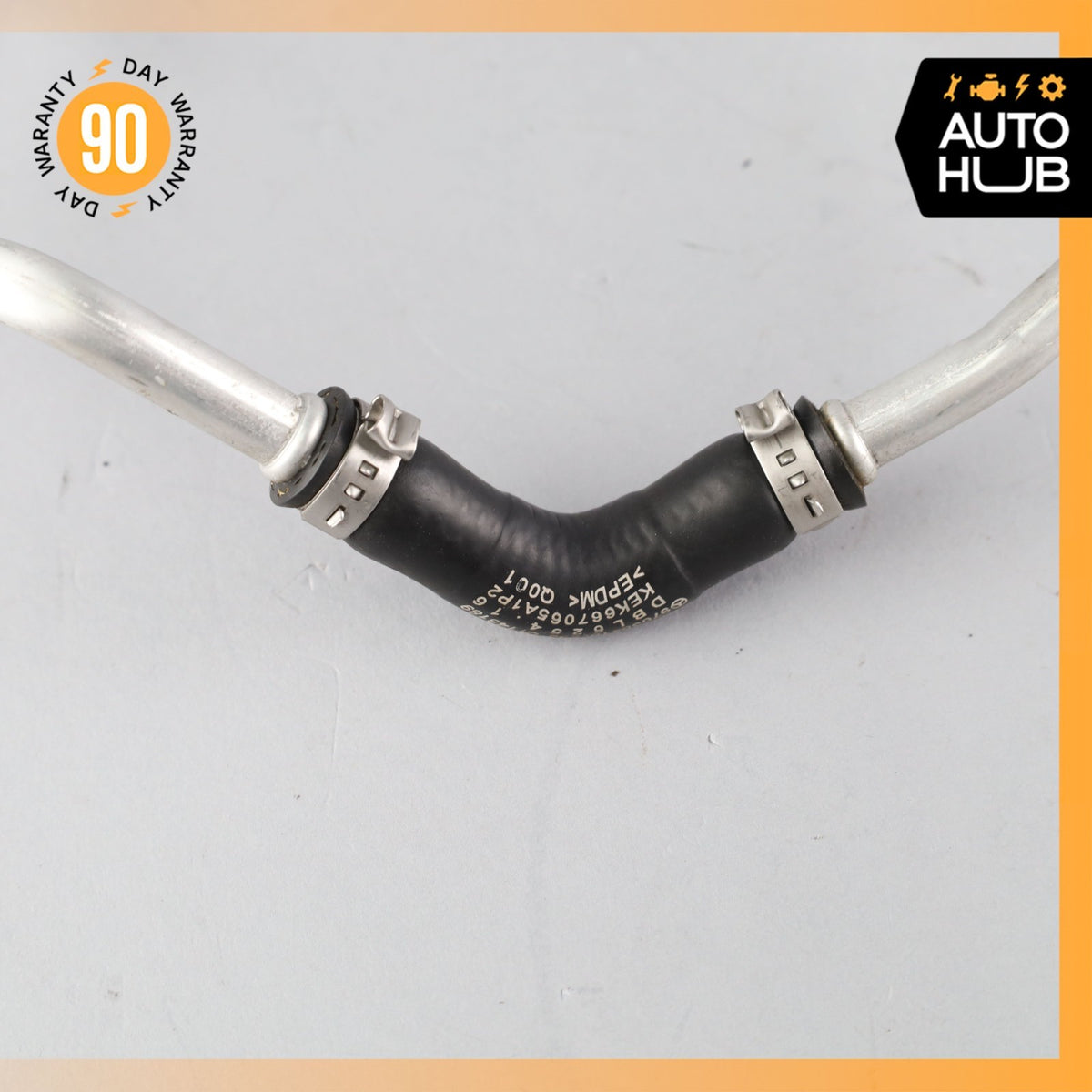 Mercedes W222 S450 C43 AMG Left Side Turbocharger Coolant Feed Hose Pipe OEM - photo 3