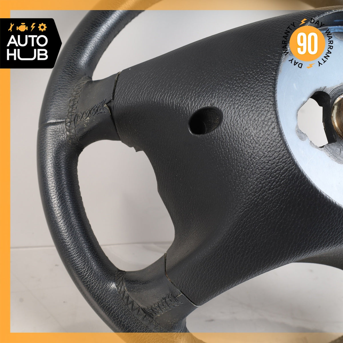 06-09 Mercedes W211 E350 CLS550 E550 CLS500 Steering Wheel 2194601603 Black OEM - photo 16