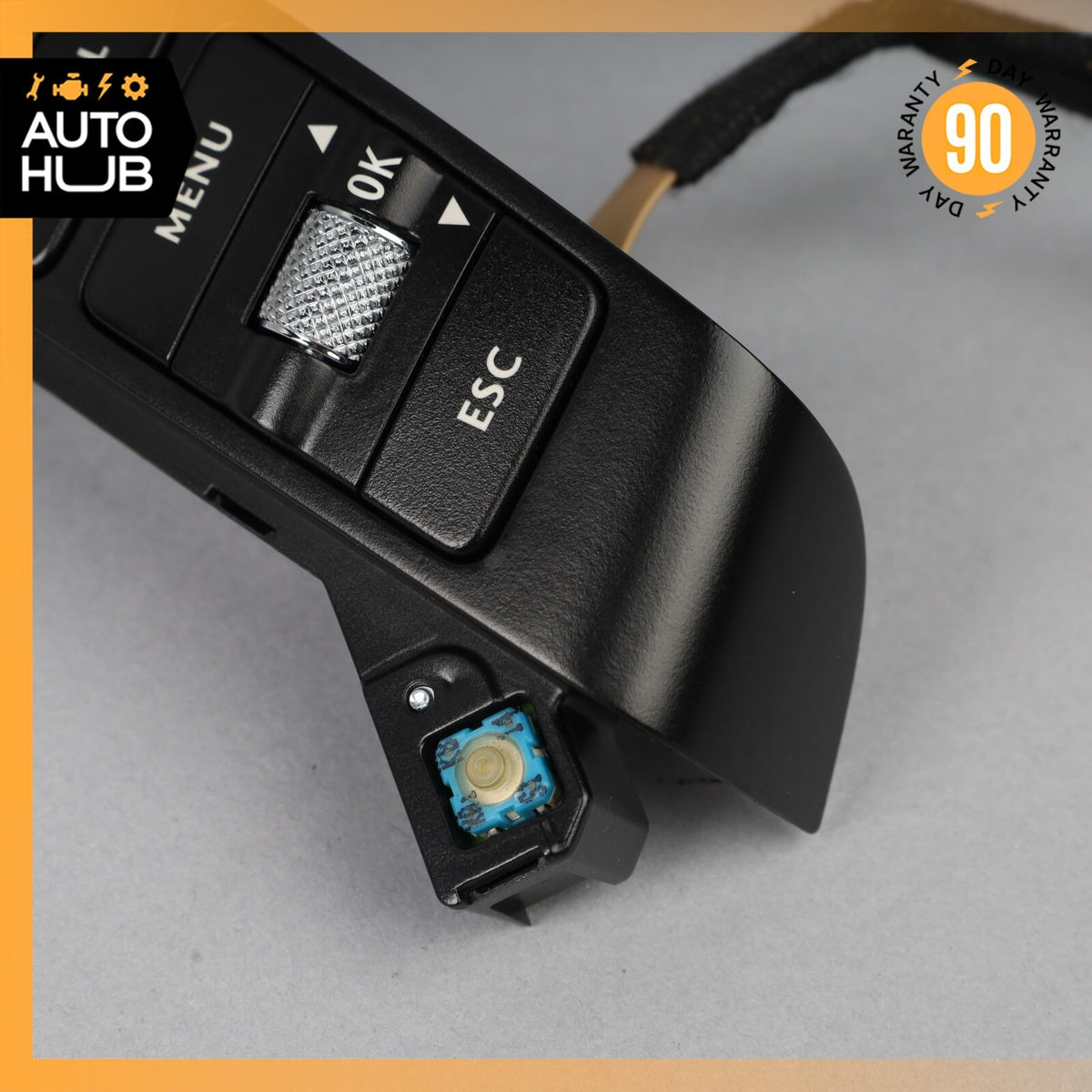 03-12 Bentley Continental GT Right Steering Wheel Control Switch Button OEM 36k - photo 2
