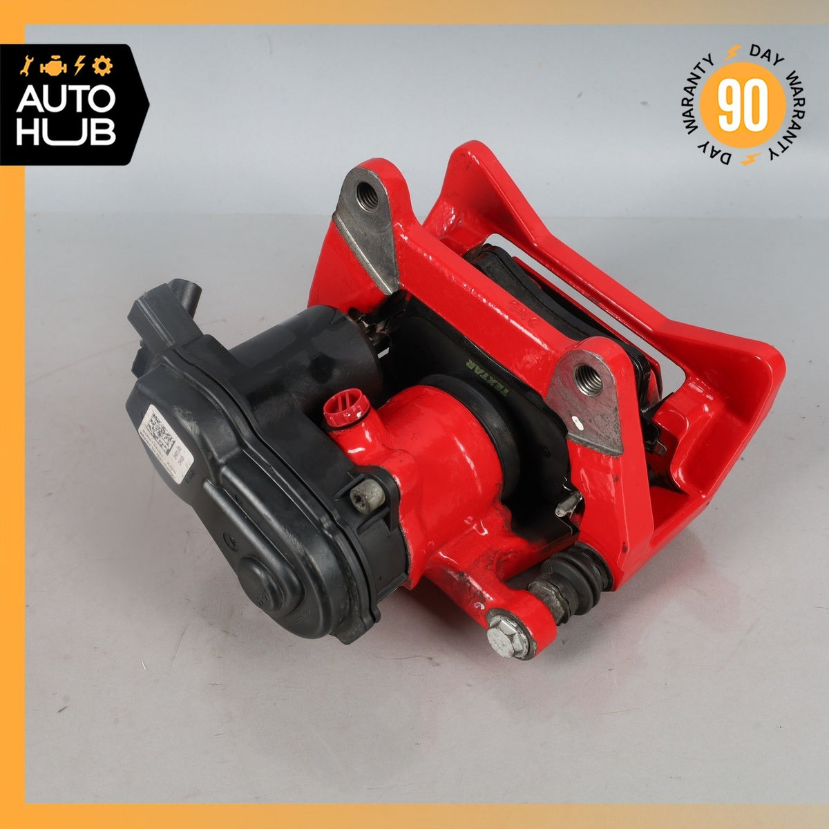 15-25 Porsche Macan 95B Rear Brake Calipers Left & Right Set w/ Actuator Red OEM - photo 16