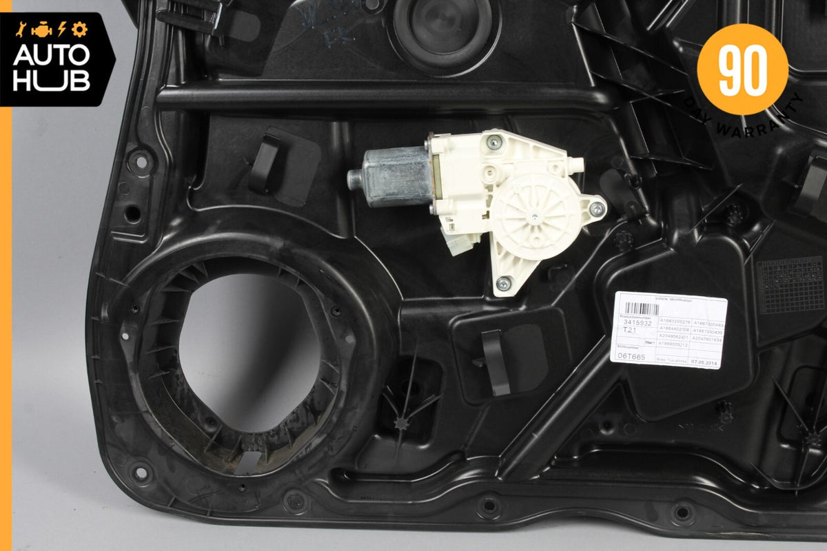 12-19 Mercedes W166 ML350 GL450 GL550 Window Regulator Panel Front Right OEM 60k - photo 9